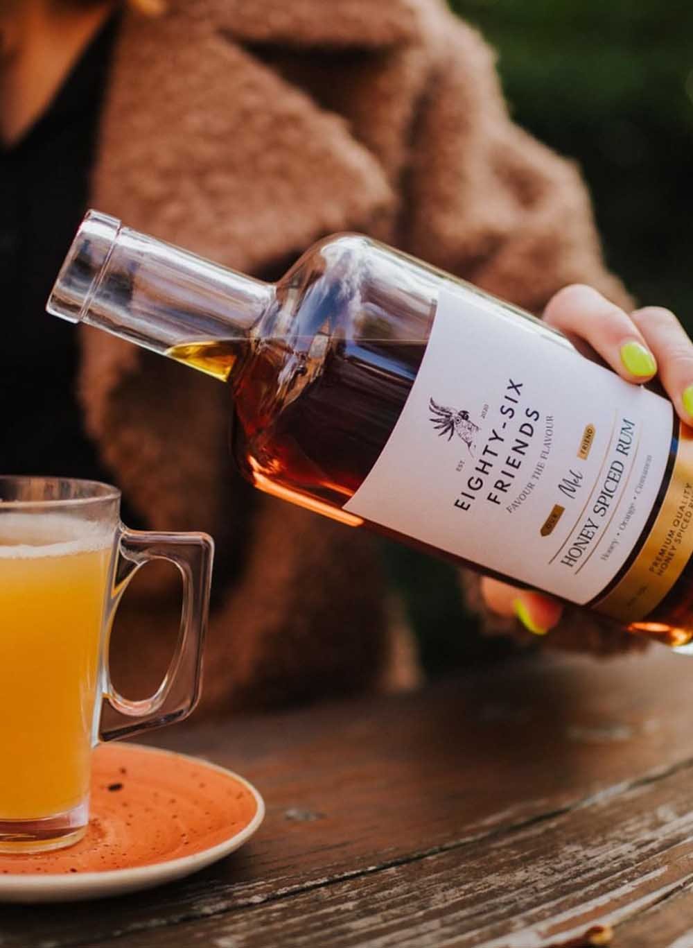Eighty-Six Friends Honey Spiced Rum — The Rum Company - British